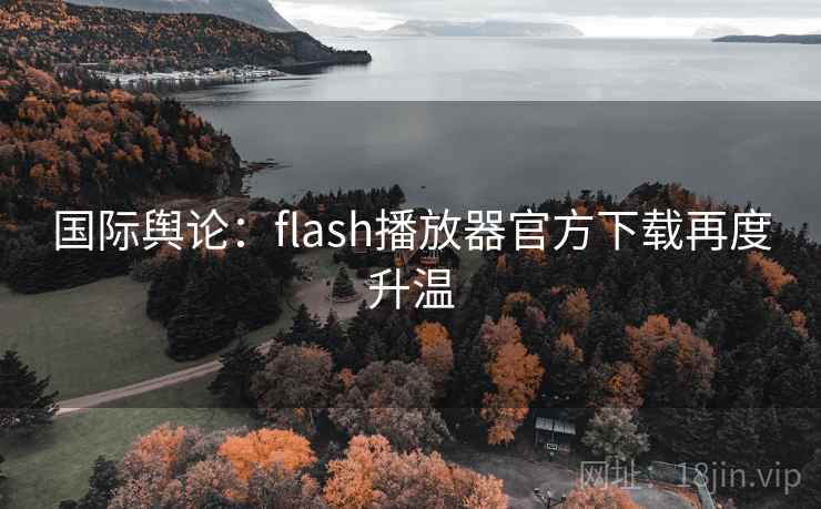 国际舆论：flash播放器官方下载再度升温  第2张